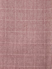 Pink Skinny Fit Check Suit Trousers - Image 8 of 8