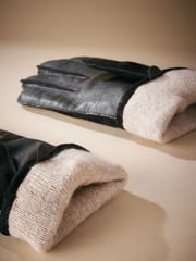Black Signature Suede Cashmere Lined Gloves - Image 3 of 3