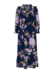 Pour Moi Navy Floral Print Maggie Dress - Image 4 of 5