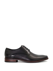 Dune London Black Stoney Embossed Detail Derby Shoes - Image 1 of 7