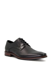 Dune London Black Stoney Embossed Detail Derby Shoes - Image 3 of 7