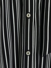 River Island Black Stripe Shirt Midi Dress - Image 4 of 4