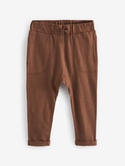 Sage Green 100% Cotton Lightweight Joggers 3 Pack (3mths-7yrs) - Image 3 of 5