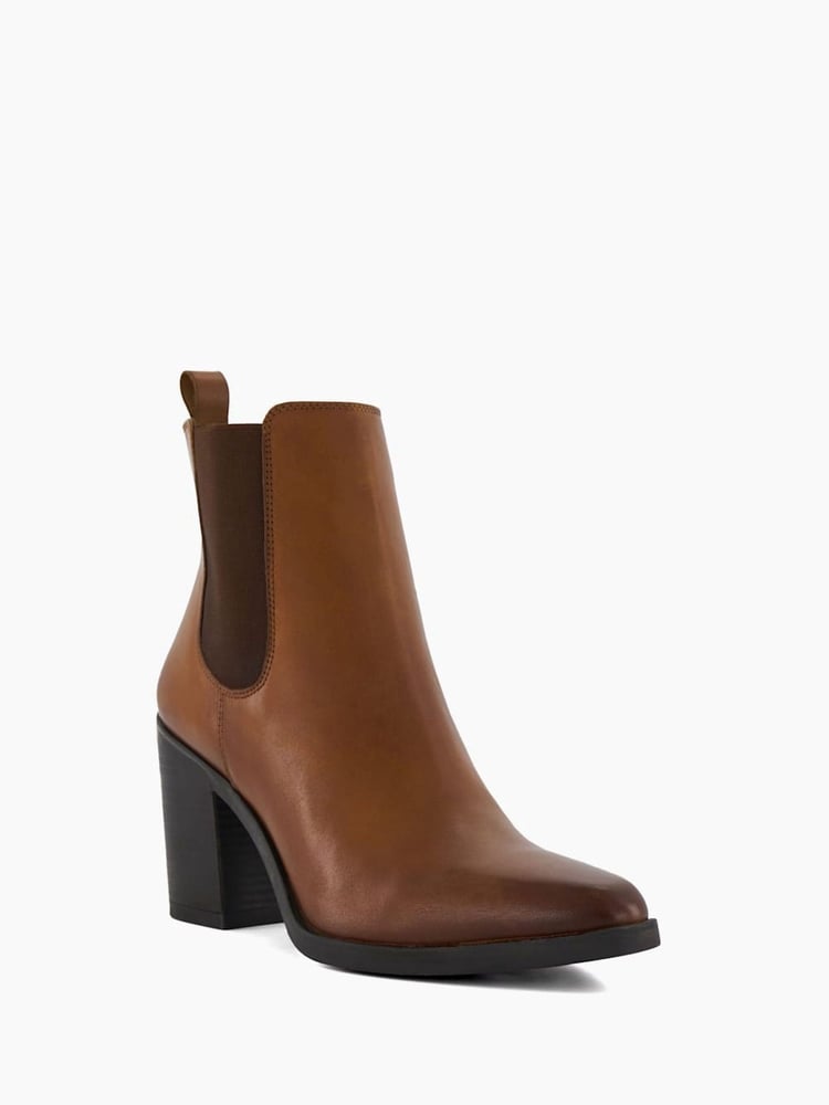 Dune London Natural Promising Chelsea Western Ankle Boots - Image 2 of 4