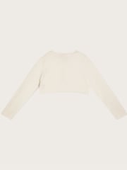 Monsoon Natural 100% Cotton 3D Petal Cardigan - Image 2 of 3