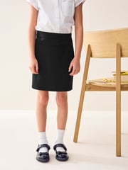Black Pull-On Jersey Stretch School Pencil Skirt (3-18yrs) - Image 1 of 7