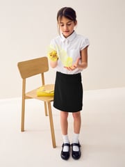 Black Pull-On Jersey Stretch School Pencil Skirt (3-18yrs) - Image 2 of 7