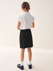 Black Pull-On Jersey Stretch School Pencil Skirt (3-18yrs) - Image 4 of 7