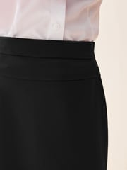 Black Pull-On Jersey Stretch School Pencil Skirt (3-18yrs) - Image 5 of 7