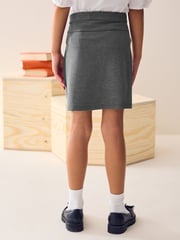 Grey Pull-On Jersey Stretch School Pencil Skirt (3-18yrs) - Image 3 of 5