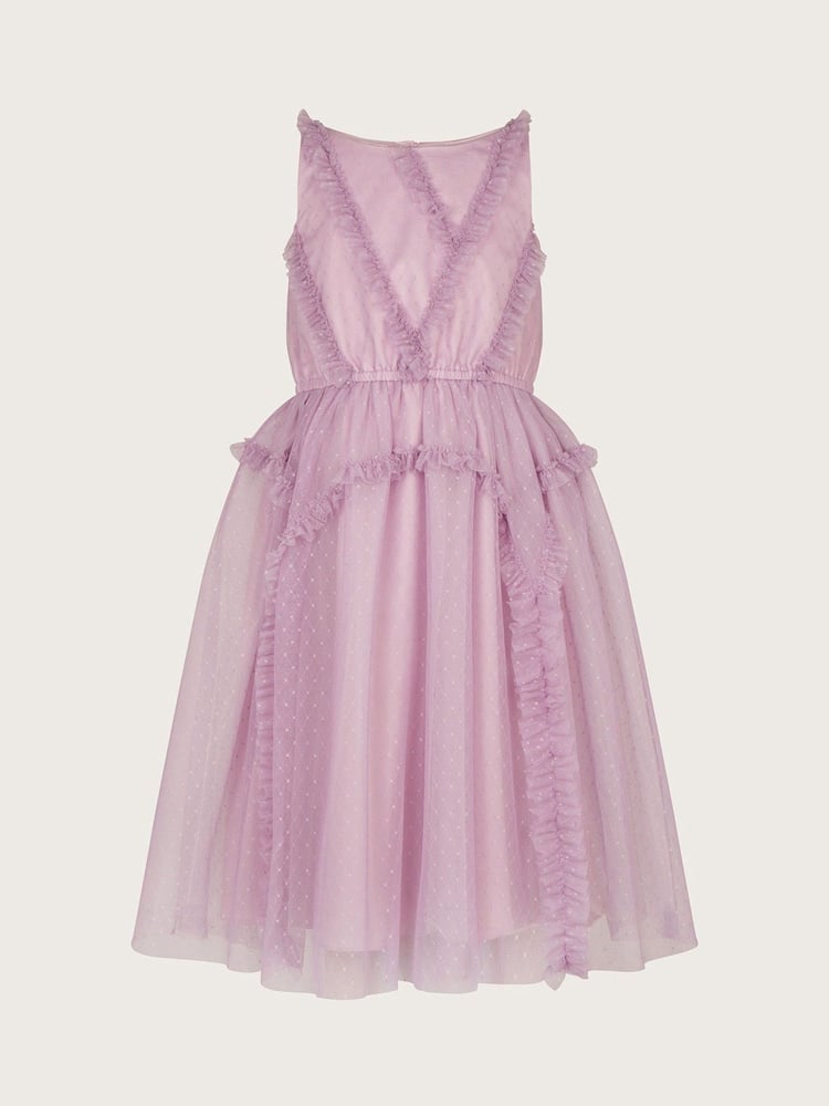 Monsoon Veronica Ruffle Tulle Dress - Image 2 of 4