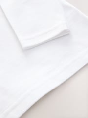 White Long Sleeve School Polo Shirts 2 Pack (3-16yrs) - Image 6 of 6