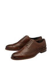 Frank Wright Brown Leather Lace Up Brogues - Image 2 of 4