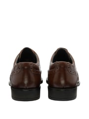 Frank Wright Brown Leather Lace Up Brogues - Image 3 of 4