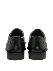 Frank Wright Black Leather Lace Up Brogues - Image 3 of 4
