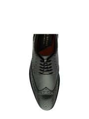 Frank Wright Black Leather Lace Up Brogues - Image 4 of 4