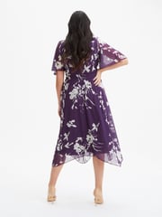Scarlett & Jo Purple Julie Hanky Hem Dress - Image 2 of 4