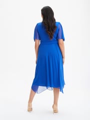 Scarlett & Jo Cobalt Blue Julie Hanky Hem Dress - Image 4 of 4