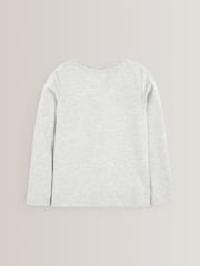 Monochrome Long Sleeve Basic T-Shirts 3 Pack (3-16yrs) - Image 5 of 6