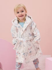 Cream Mouse Fairy Soft Touch Fleece Dressing Gown (9mths-10yrs) - Image 1 of 7