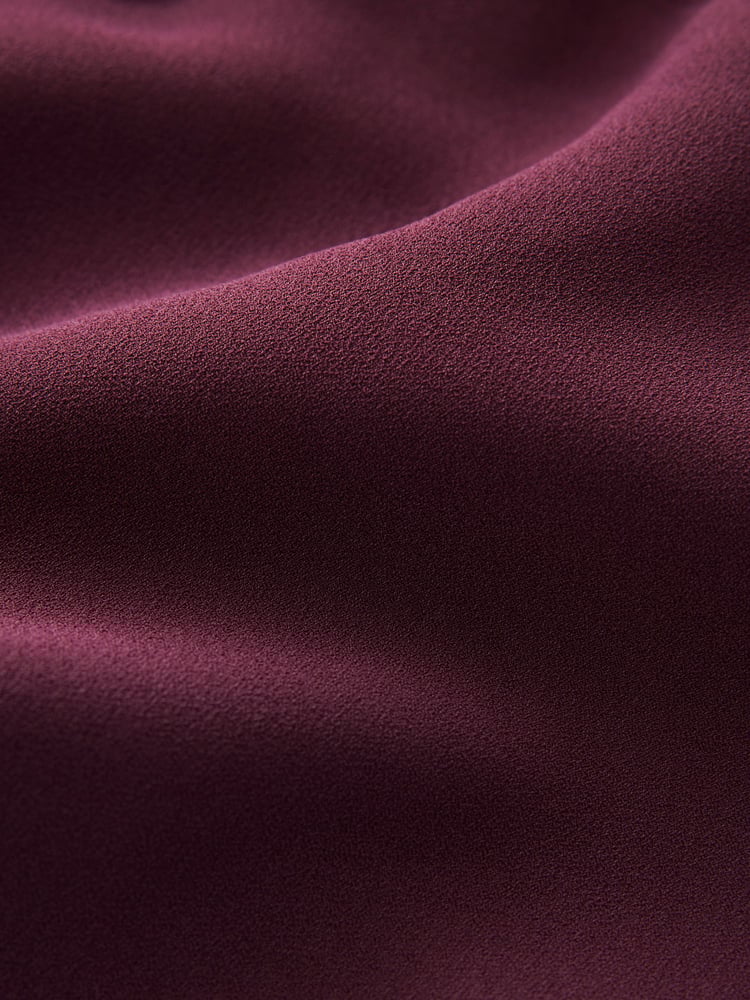 Plum Purple Tailored Crepe Single Breasted Blazer - Image 6 of 6