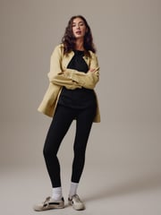 Black Full Length Leggings - Image 1 of 4