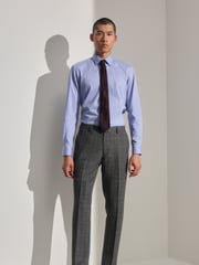 Grey Prince of Wales Tailored fit Check Suit: Trousers - Image 3 of 9