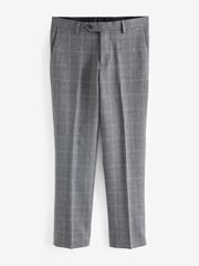 Grey Prince of Wales Tailored fit Check Suit: Trousers - Image 6 of 9