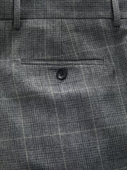 Grey Prince of Wales Tailored fit Check Suit: Trousers - Image 8 of 9