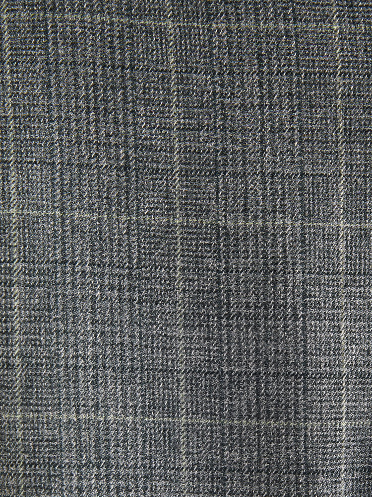 Grey Prince of Wales Tailored fit Check Suit: Trousers - Image 9 of 9