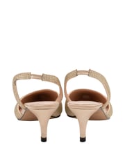 Ravel Gold Diamante Sling Back Shoes - Image 3 of 4