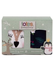 Totes Blue Toasties Childrens Original 2 Pack Socks - Image 5 of 7