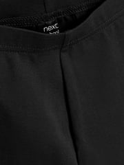 Black Regular Length 2 Pack Cotton Rich Stretch Cycle Shorts (3-16yrs) - Image 4 of 5