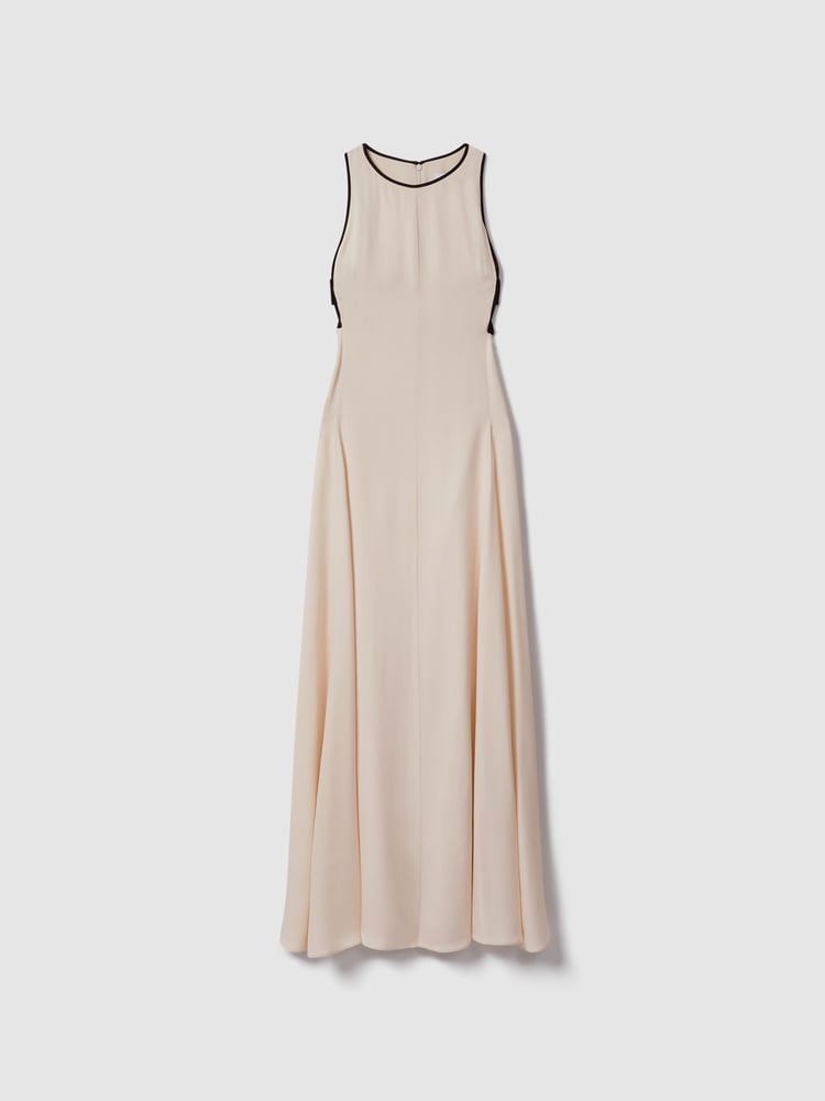 Reiss White Darna Cut-Out Maxi Dress - Image 2 of 6