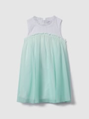 Reiss Blue Coco 9-13 yrs Ombre Tulle Dress - Image 2 of 4