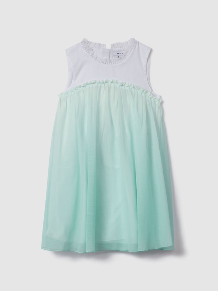 Reiss Blue Coco 9-13 yrs Ombre Tulle Dress - Image 2 of 4