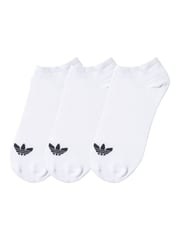 adidas Originals Off White Trefoil Liner Socks 3 Pack - Image 1 of 4
