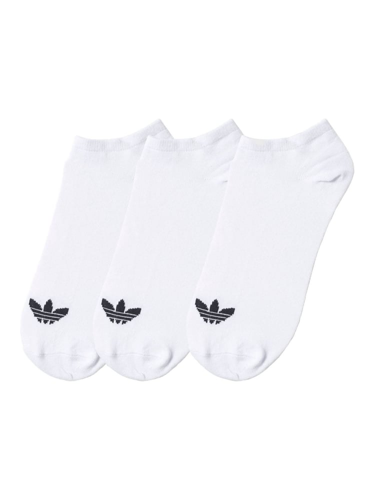 adidas Originals Off White Trefoil Liner Socks 3 Pack - Image 1 of 4