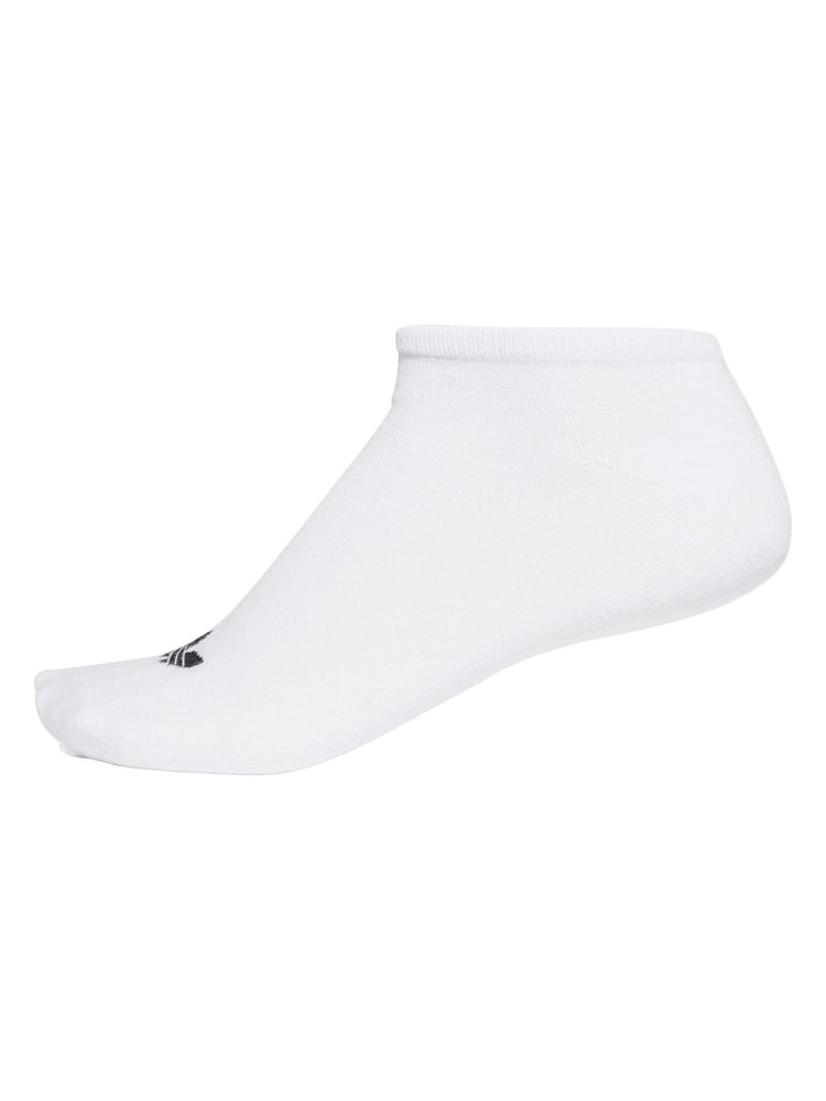 adidas Originals Off White Trefoil Liner Socks 3 Pack - Image 2 of 4