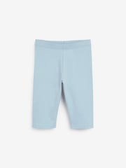 Pink/Blue 5 Pack Cropped Leggings (3-16yrs) - Image 2 of 8