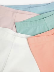 Pink/Blue 5 Pack Cropped Leggings (3-16yrs) - Image 8 of 8