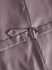 Blue Regular Fit Textured Suit Waistcoat - Image 7 of 8
