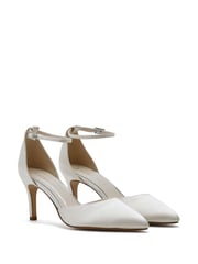 Rainbow Club Natural Elari Ivory Wedding Satin Shoes - Image 4 of 6