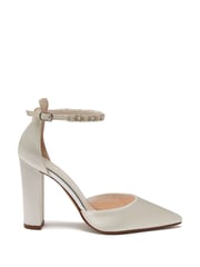 Rainbow Club Natural Amelie Ivory Wedding Satin Shoes - Image 3 of 6