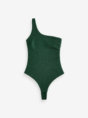 Green Sparkle One Shoulder Body - Image 6 of 8