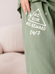 Blue/Green Graffiti Short Pyjamas 3 Pack (3-16yrs) - Image 8 of 10