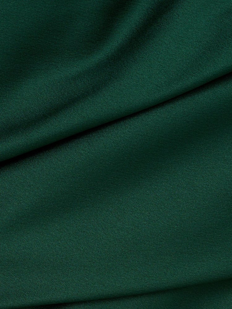 Adrianna Papell Green Satin Crepe Dress - Image 7 of 7
