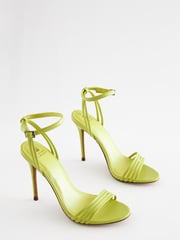 Lime Green Forever Comfort® Barely There Stiletto Sandals - Image 5 of 9