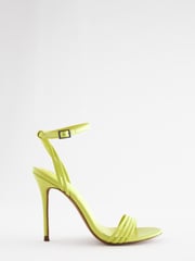 Lime Green Forever Comfort® Barely There Stiletto Sandals - Image 6 of 9