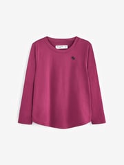 Abercrombie & Fitch Multi Three Pack Long Sleeve T-Shirts - Image 2 of 6